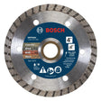Bosch DBT0401 4" Turbo Rim Diamond Blade for Concrete Brick and Stone