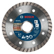 Bosch DBT04501 4-1/2" Premium Turbo Rim Diamond Blade for Concrete Brick and Stone