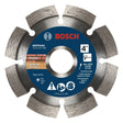 Bosch DBTP0401 4" Segmented Diamond Tuckpointing Blade for Mortar Removal