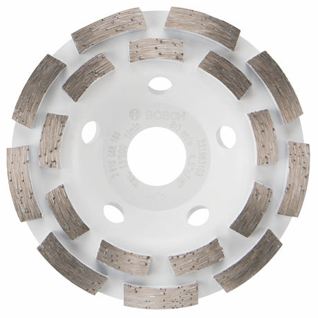 Bosch DC4518 4-1/2" Double Row Segmented Diamond Cup Wheel for Concrete
