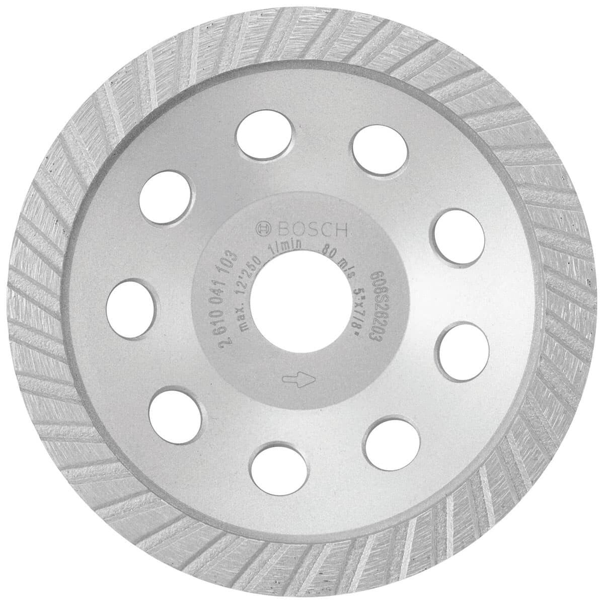 Bosch DC530SG 5 In. Turbo Diamond Cup Wheel for Concrete