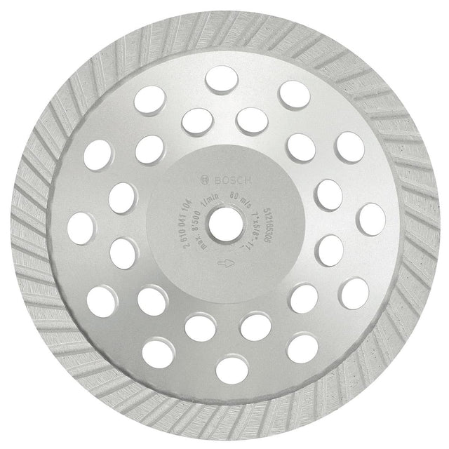 Bosch DC730S 7 In. Turbo Diamond Cup Wheel