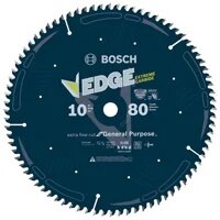 Bosch DCB1080 10" 80 Tooth Edge Circular Saw Blade for Extra Fine Finish