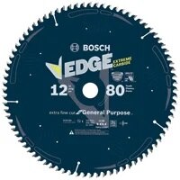 Bosch DCB1280 12" 80 Tooth Edge Circular Saw Blade for Extra Fine Finish