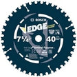 Bosch DCB740B10 7-1/4" 40 Tooth Edge Circular Saw Blade for Fine Finish (10 Pack)