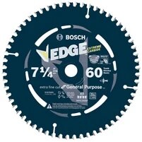 Bosch DCB760 7-1/4" 60 Tooth Edge Circular Saw Blade for Extra Fine Finish