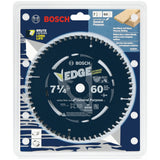 Bosch DCB760 7-1/4" 60 Tooth Edge Circular Saw Blade for Extra Fine Finish - 2