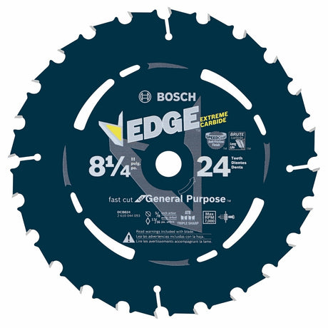 Bosch DCB824 8-1/4" 24 Tooth Edge Circular Saw Blade for Framing