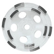 Bosch DCDR0501 5 in. Double Row Segmented Diamond Cup Wheel for Concrete Grinding (1 Pack)