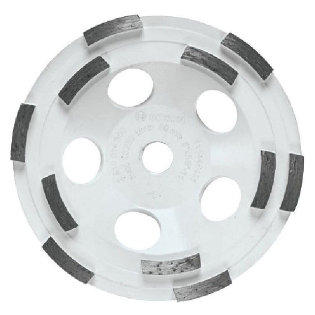 Bosch DCDR0501 5 in. Double Row Segmented Diamond Cup Wheel for Concrete Grinding (1 Pack)