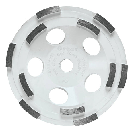 Bosch DCDR0502 5" Double Row Segmented Diamond Cup Wheel for Concrete Grinding