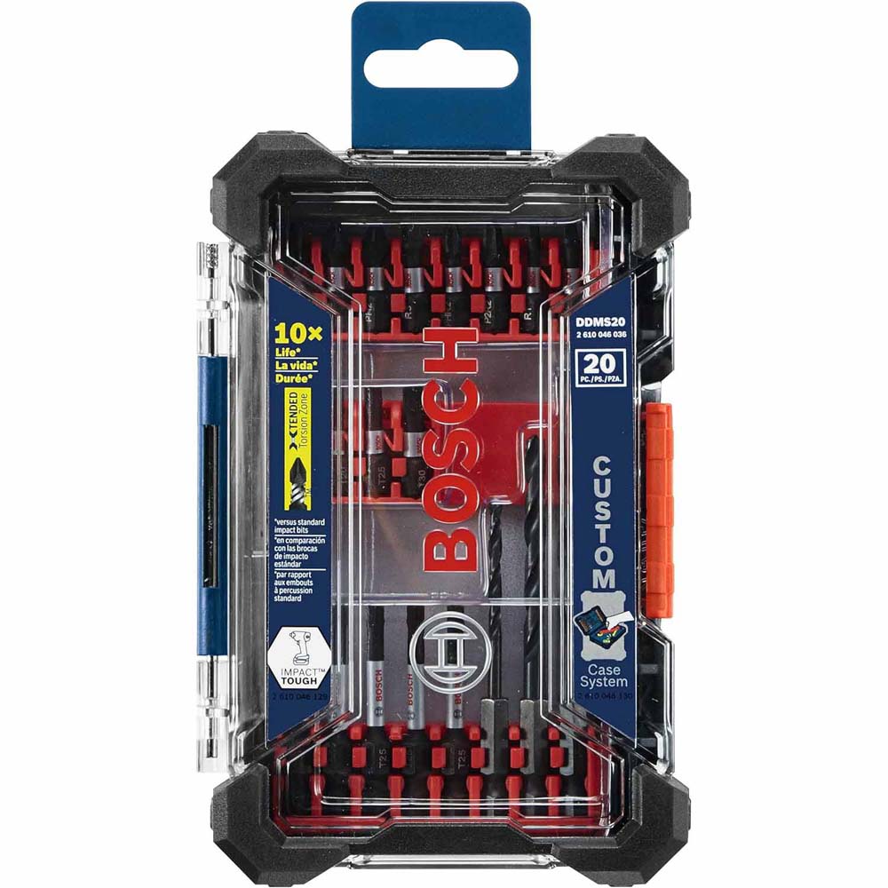 Bosch DDMSD40 40 pc. Driven Impact Screwdriving and Drilling Custom Case Set - 6