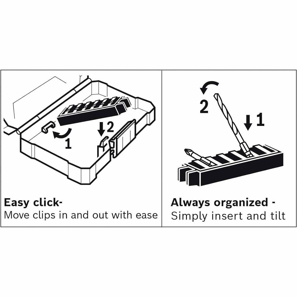 Bosch DDMSD40 40 pc. Driven Impact Screwdriving and Drilling Custom Case Set - 8