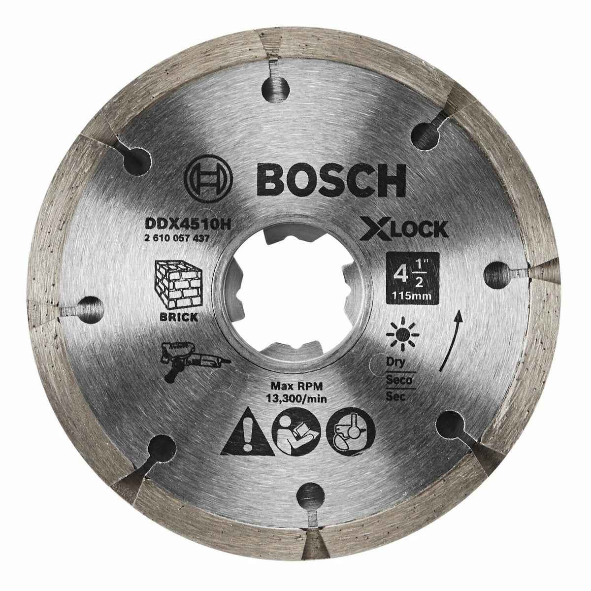 Bosch DDX4510H 4-1/2" X-LOCK Premium Sandwich Tuckpointing Blade for One-Pass Mortar Removal