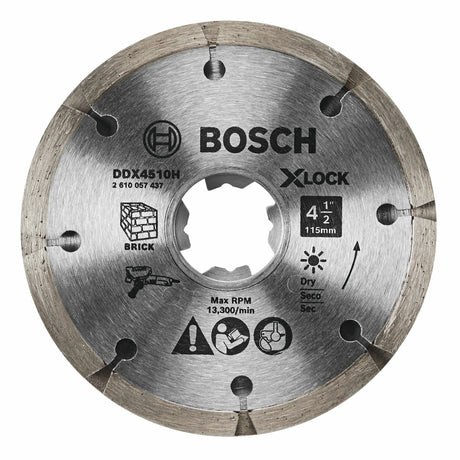 Bosch DDX4510H 4-1/2" X-LOCK Premium Sandwich Tuckpointing Blade for One-Pass Mortar Removal
