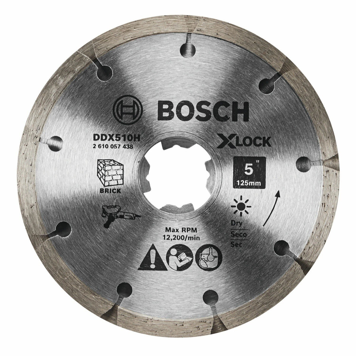 Bosch DDX510H 5" X-LOCK Premium Sandwich Tuckpointing Blade for One-Pass Mortar Removal