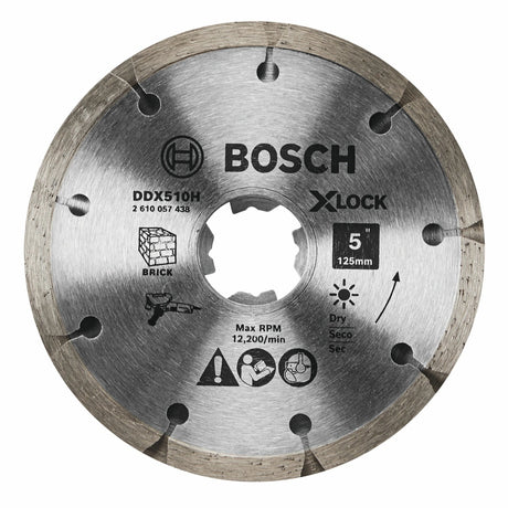 Bosch DDX510H 5" X-LOCK Premium Sandwich Tuckpointing Blade for One-Pass Mortar Removal
