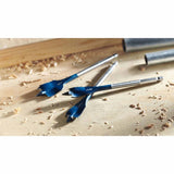 Bosch DSB1001B 1/4 in. x 6 in. Daredevil Spade Bit, Hex Shank for Fast, Clean Wood Drilling (Bulk)