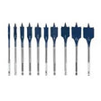 Bosch DSB5010 Daredevil Standard Spade Bit Set with Self Feeding Tip and Hex Shank (10 Pack)