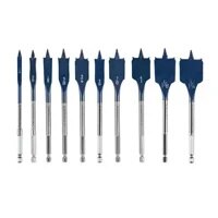 Bosch DSB5010 Daredevil Standard Spade Bit Set with Self Feeding Tip and Hex Shank (10 Pack)