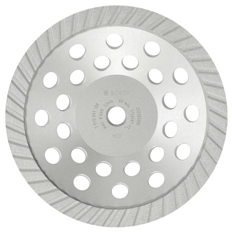 Bosch DTS0701 7" Turbo Rim Diamond Cup Wheel for Smooth Concrete Grinding