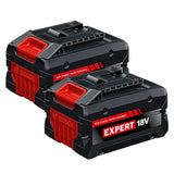 Bosch EXBA18V-80-2PK 18V 8 Ah High Power Lithium Ion Battery for Bosch 18V Tools (2 Pack)