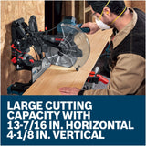 Bosch EXCM341-305GD 12" 15 Amp Dual Bevel Glide Miter Saw with Compact Glide System - 5