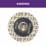 Dremel EZ412SA 5-pc. 1-1/4" 120 Grit EZ Lock Sanding Discs