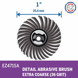 Bosch EZ471SA 1" EZ Lock Detail Abrasive Brush Extra Coarse 36 Grit - 2