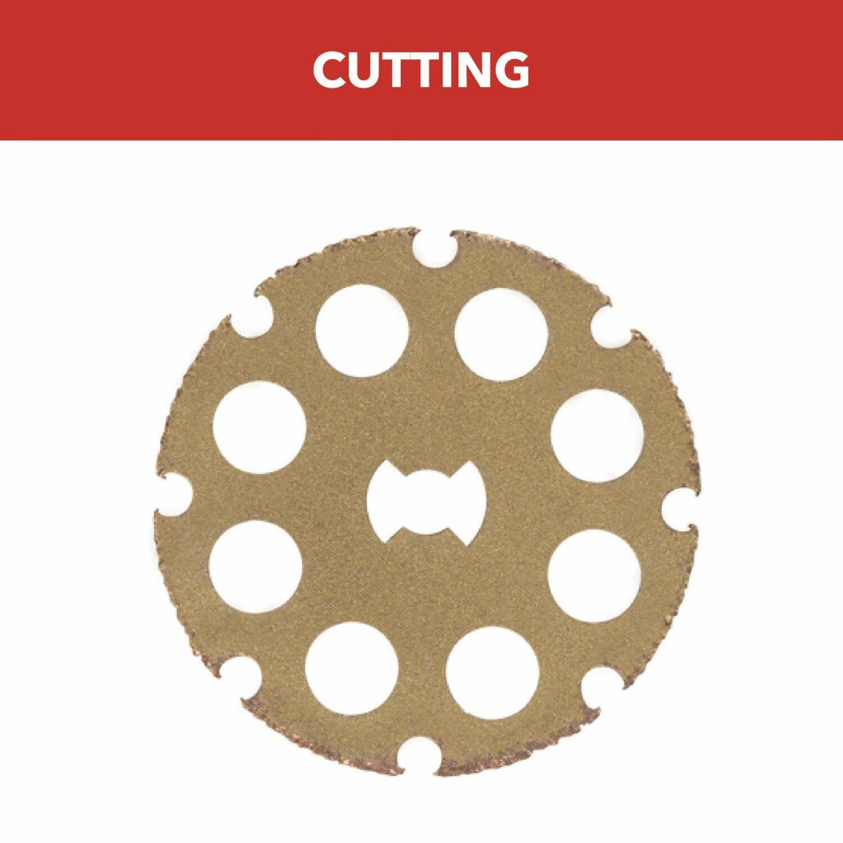 Bosch EZ544 1-1/2" EZ Lock Carbide Grit Cutting Wheel for Wood Plastic and Laminate