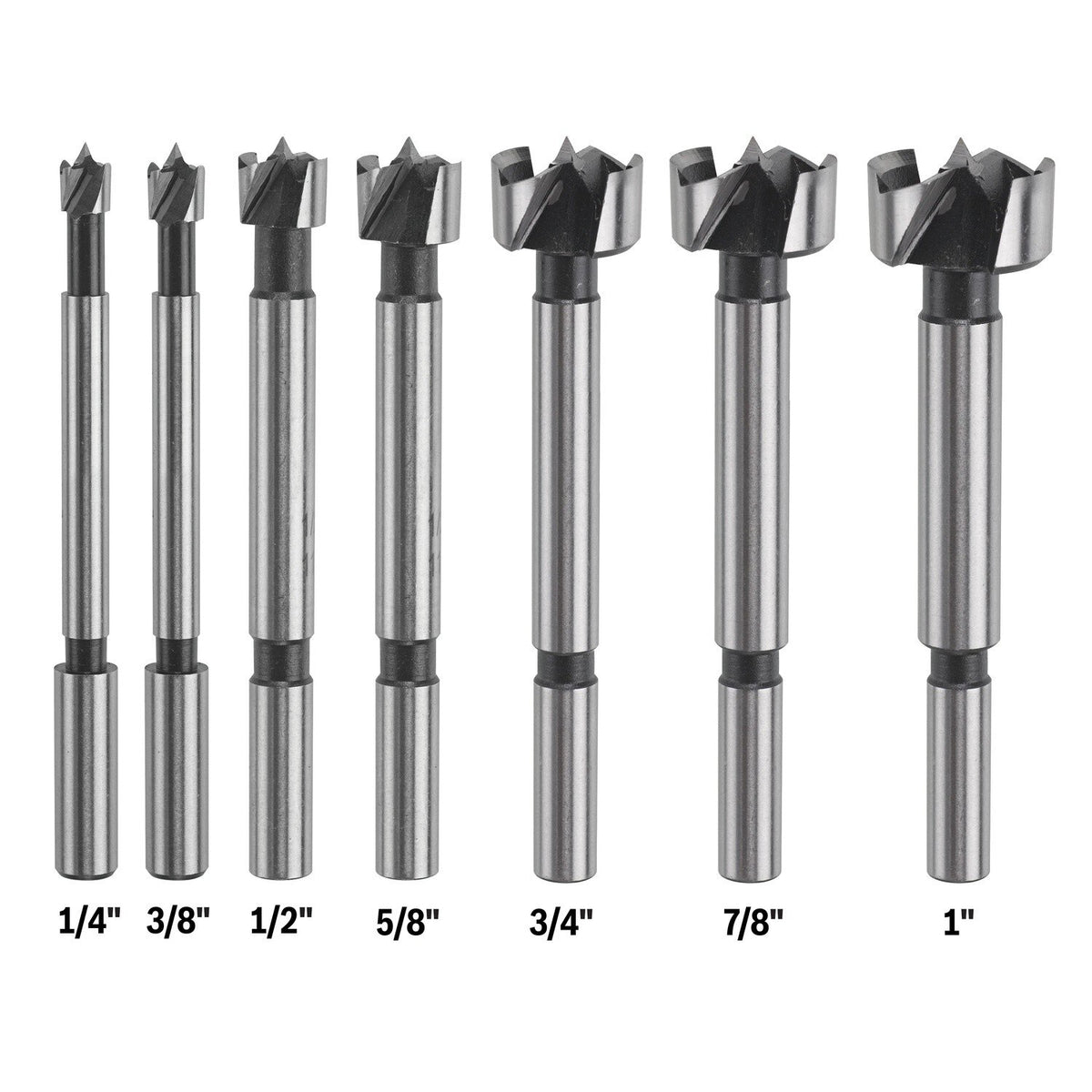 Bosch FB700 Wood Forstner Bit Set with Wooden Case (7 Pack) - 2