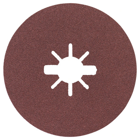 Bosch FBX45120 4-1/2" 120 Grit Fine X-LOCK Abrasive Fiber Discs for Metal Finishing (25 Pack)