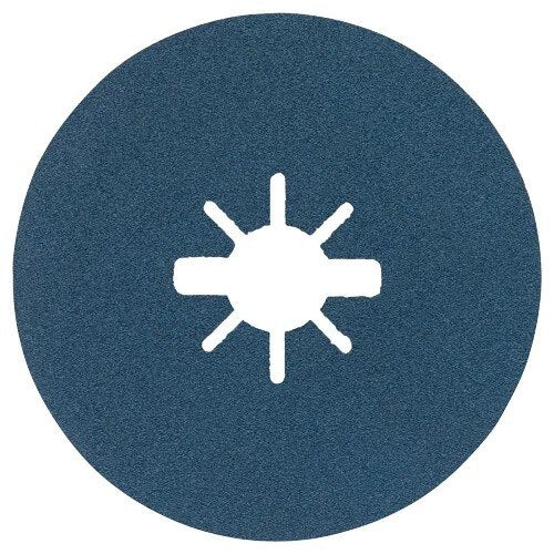 Bosch FBX4580 4-1/2" 80 Grit X-LOCK Medium Grit Abrasive Fiber Discs for Metal Finishing (25 Pack)