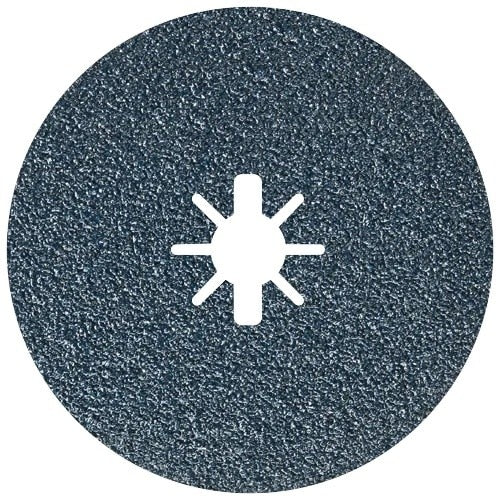 Bosch FBX4580 4-1/2" 80 Grit X-LOCK Medium Grit Abrasive Fiber Discs for Metal Finishing (25 Pack) - 2