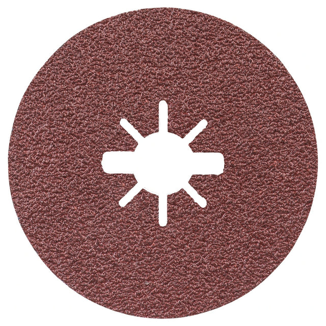 Bosch FBX536 5" X-LOCK 36 Grit Zirconia Abrasive Fiber Discs for Metal Finishing (25 Pack)