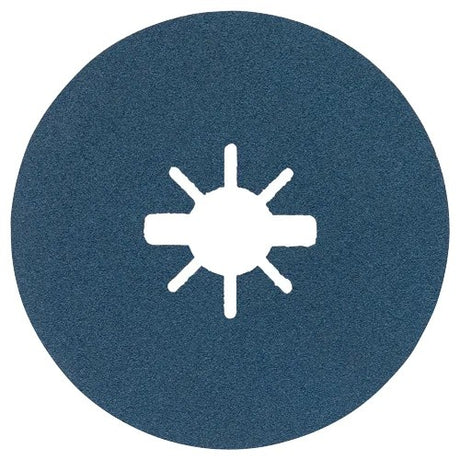 Bosch FBX580 5" 80 Grit X-LOCK Medium Abrasive Fiber Discs for Metal Finishing (25 Pack)
