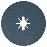 Bosch FBX6100 6" X-LOCK 100 Grit Zirconia Abrasive Fiber Discs for Metal Finishing (25 Pack)