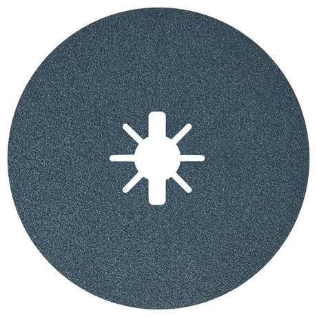 Bosch FBX6100 6" X-LOCK 100 Grit Zirconia Abrasive Fiber Discs for Metal Finishing (25 Pack)