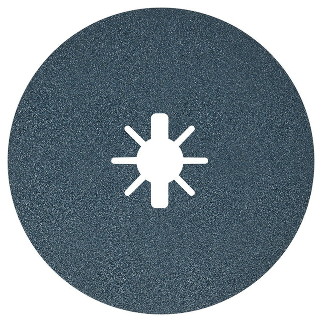 Bosch FBX6100 6" X-LOCK 100 Grit Zirconia Abrasive Fiber Discs for Metal Finishing (25 Pack)