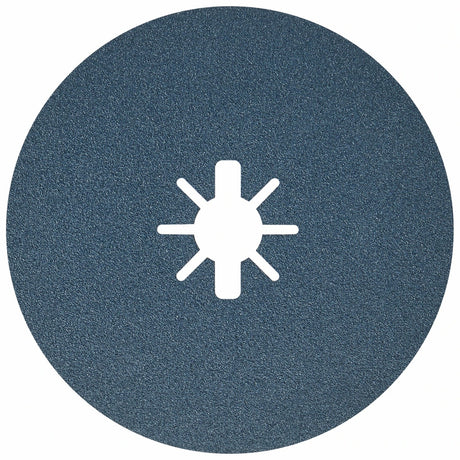 Bosch FBX6120 6" 120 Grit X-LOCK Zirconia Abrasive Fiber Discs for Metal Finishing (25 Pack)