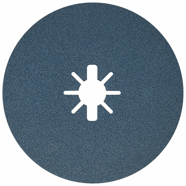 Bosch FBX6120 6" 120 Grit X-LOCK Zirconia Abrasive Fiber Discs for Metal Finishing (25 Pack)