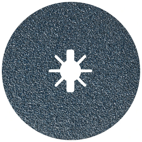 Bosch FBX624 6" 24 Grit X LOCK Zirconia Abrasive Fiber Discs for Metal Finishing (25 Pack)