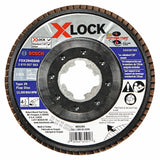 Bosch FDX2945040 4-1/2" X-LOCK Type 29 40 Grit Zirconia Flap Disc for Metal Grinding