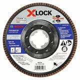 Bosch FDX2950120 5" X-LOCK Type 29 120 Grit Zirconia Flap Disc for Metal Grinding