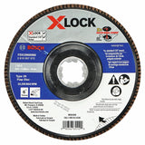 Bosch FDX2960060 6" X LOCK Type 29 60 Grit Zirconia Flap Disc for Metal Grinding and Blending