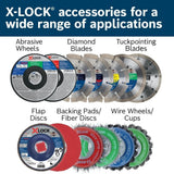 Bosch FDX2960060 6" X LOCK Type 29 60 Grit Zirconia Flap Disc for Metal Grinding and Blending - 3