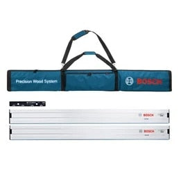 Bosch FSN1600X2B 63" Tracks and Connector Kit for Bosch Track Saw with Bag (2 Tracks)