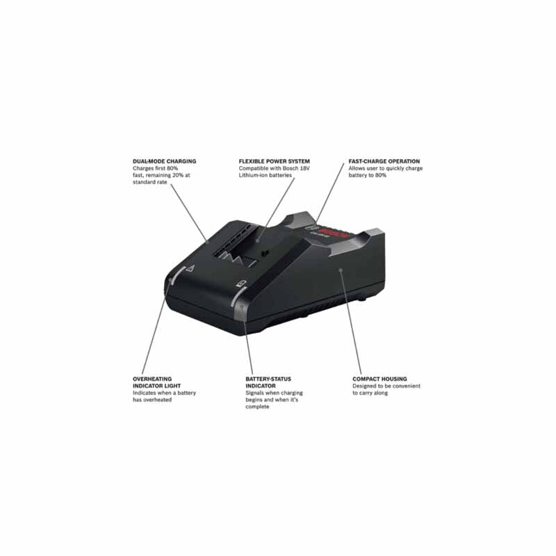 Bosch GAL18V-40 18V Lithium-Ion Charger - 2