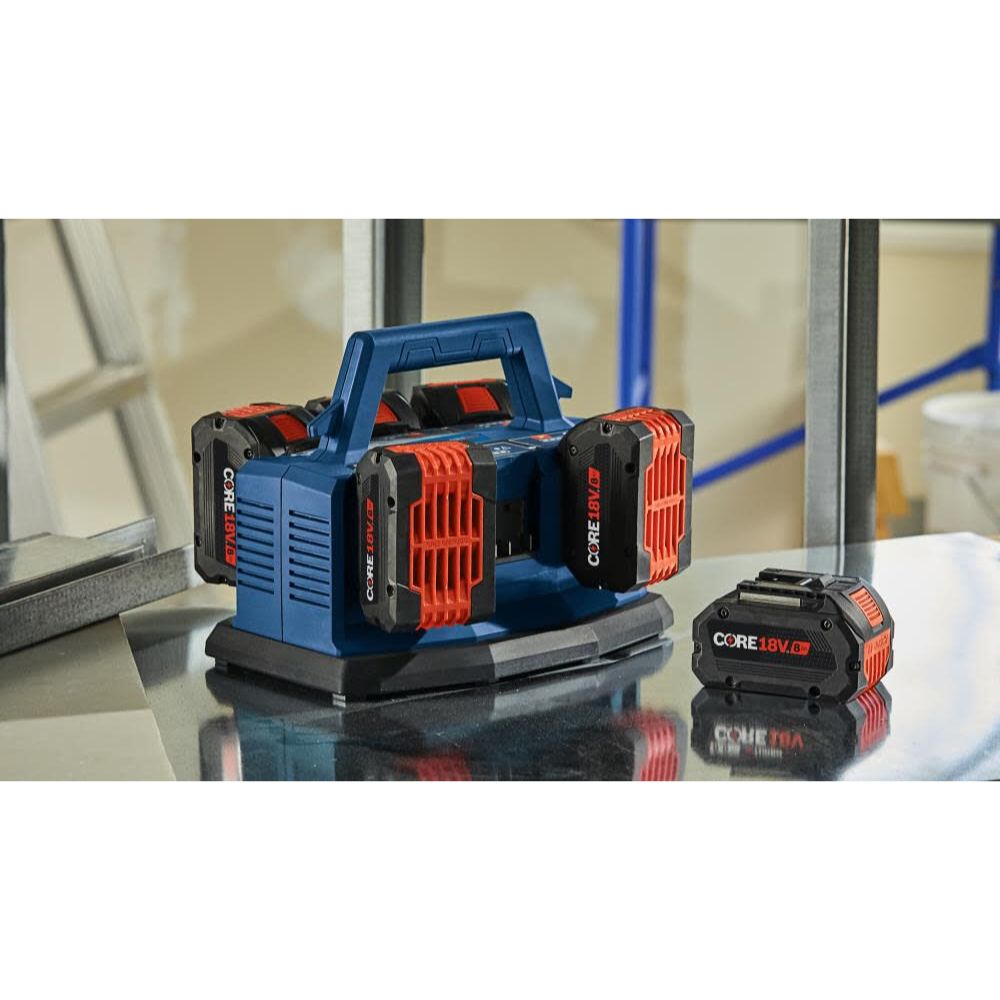 Bosch GAL18V6-80 18V 6-Bay Fast Battery Charger - 5