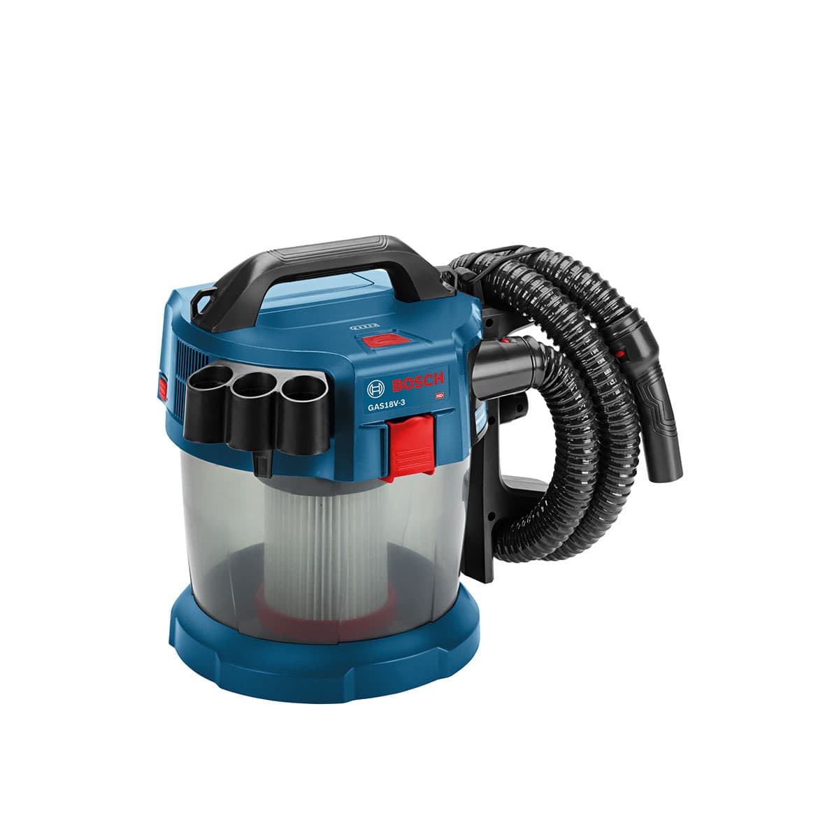 Bosch GAS18V-3N 18V 2.6-Gallon Wet/Dry Vacuum Cleaner with HEPA Filter - 14